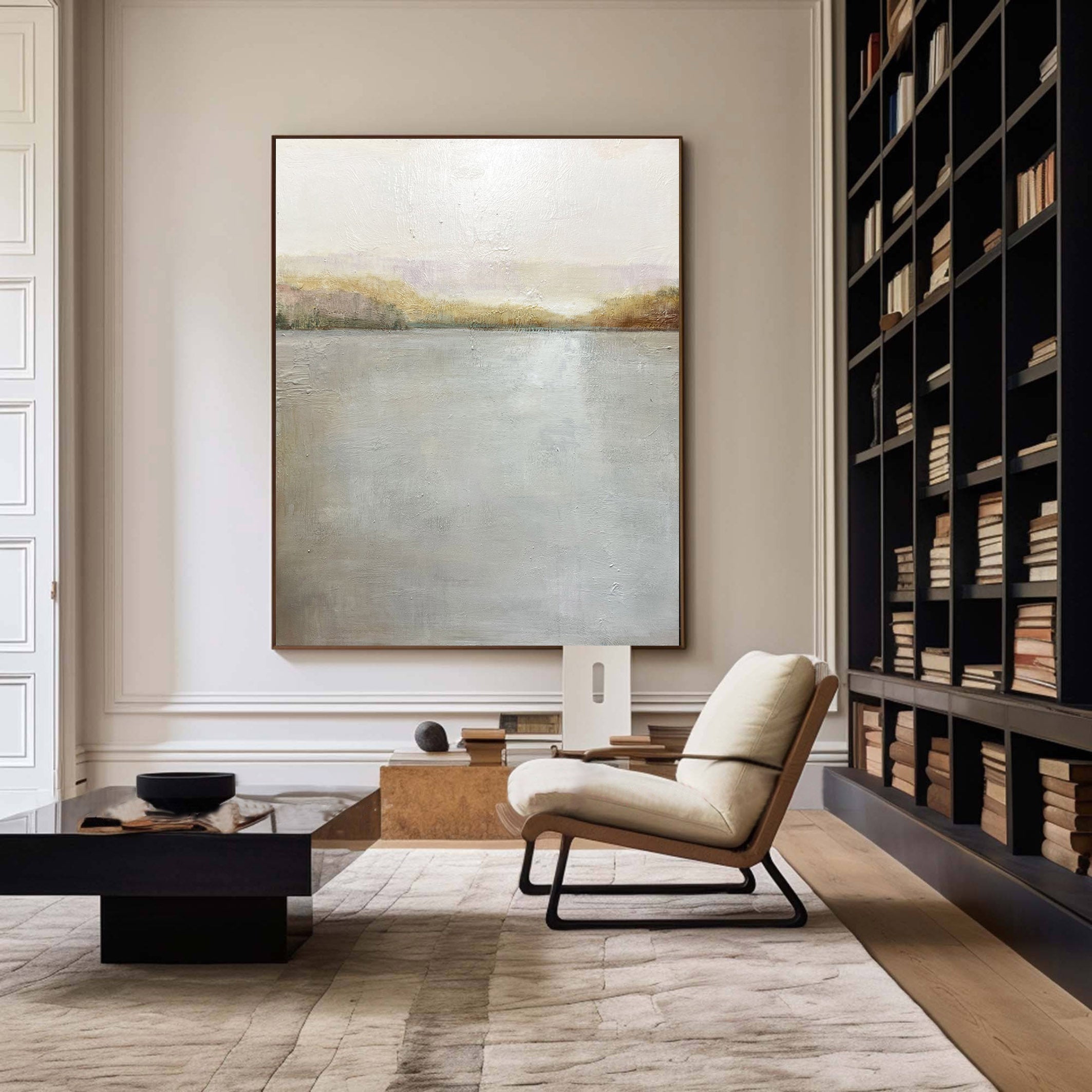 Grey Abstract Painting #GAP 010 - Image 6