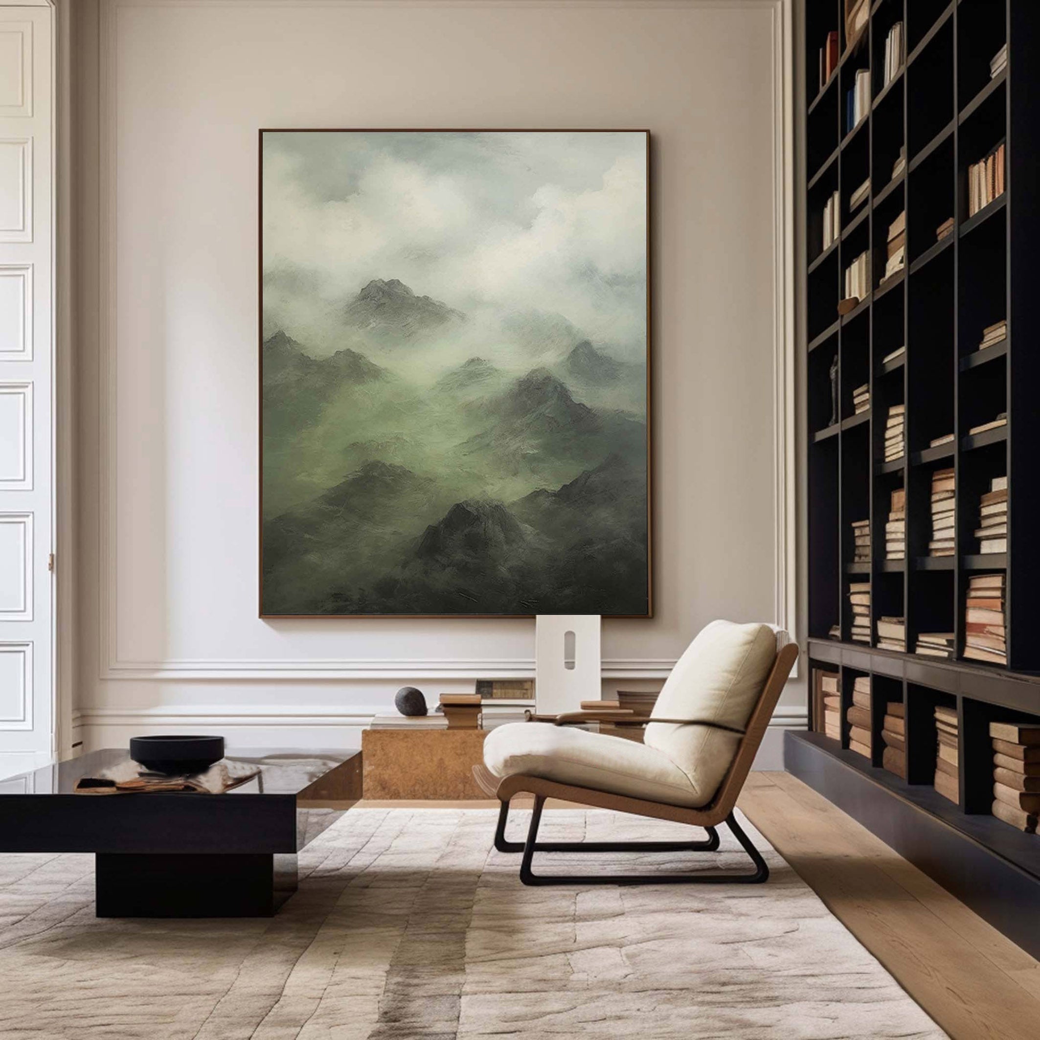 Blue & Green Abstract Painting #BGA 006 - Image 6