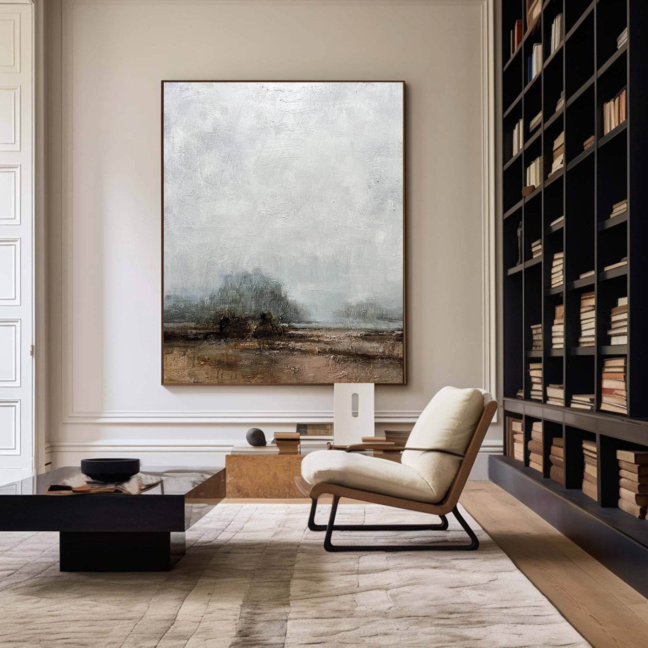 Grey Abstract Painting #GAP 008 - Image 2