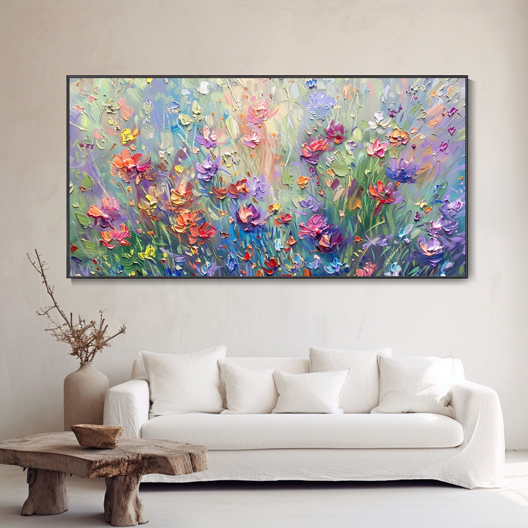 Colorful Flower Abstract Canvas Art for Modern Interiors #CAP 024 - Image 10