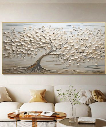 Large Tree of Life Painting with Raised Texture for Timeless Decor #BBM 045