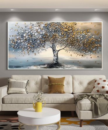 Colorful Tree Abstract Canvas Art for Modern Interiors #CAP 026