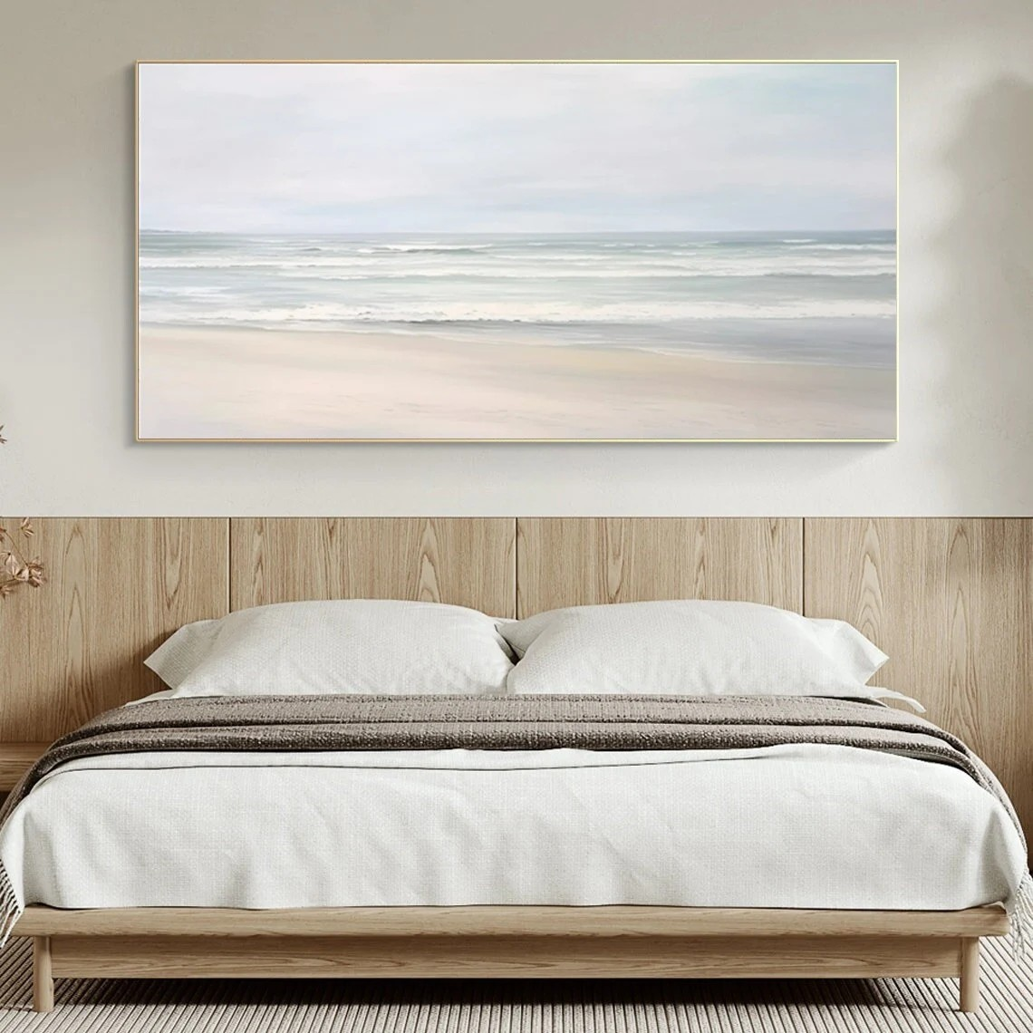 Elegant Beach Scene Canvas Wall Art #BGA 055 - Image 4