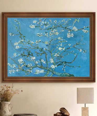 Van Gogh-Style Almonds, Impressionistic Nature Wall Art #BGA 188