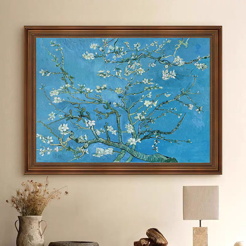 Van Gogh-Style Almonds, Impressionistic Nature Wall Art #BGA 188